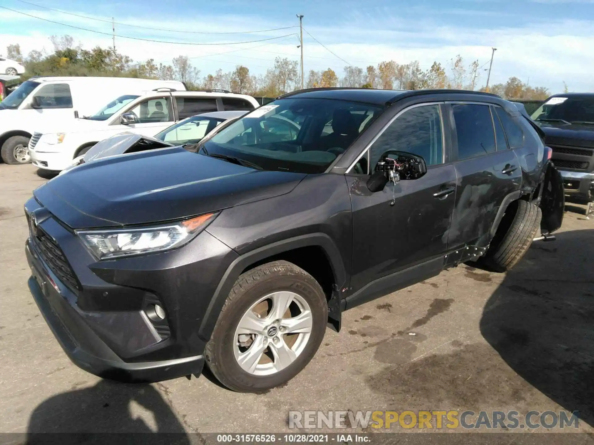 2 Photograph of a damaged car 2T3P1RFV2KW068141 TOYOTA RAV4 2019