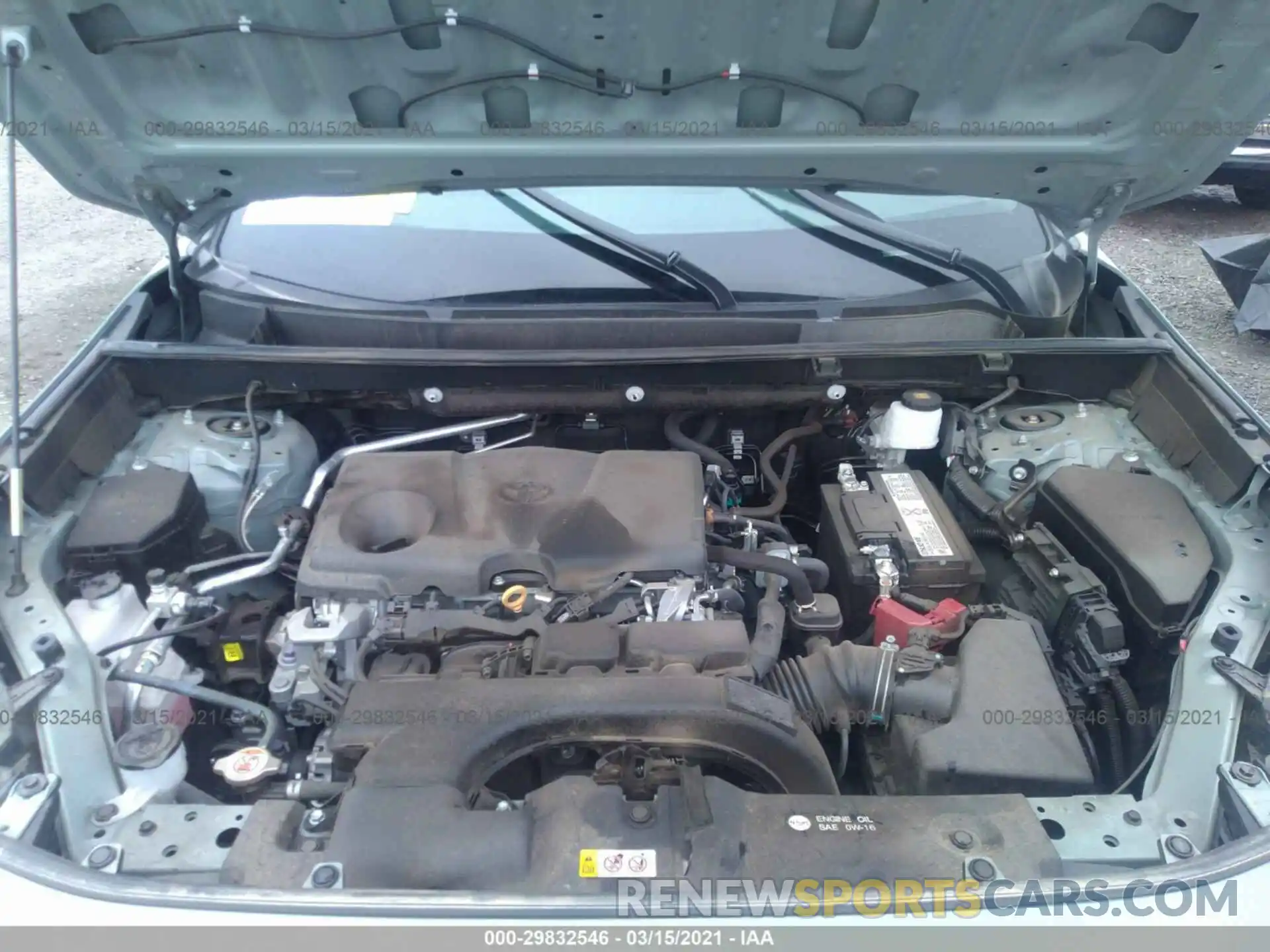 10 Фотография поврежденного автомобиля 2T3P1RFV2KW074389 TOYOTA RAV4 2019