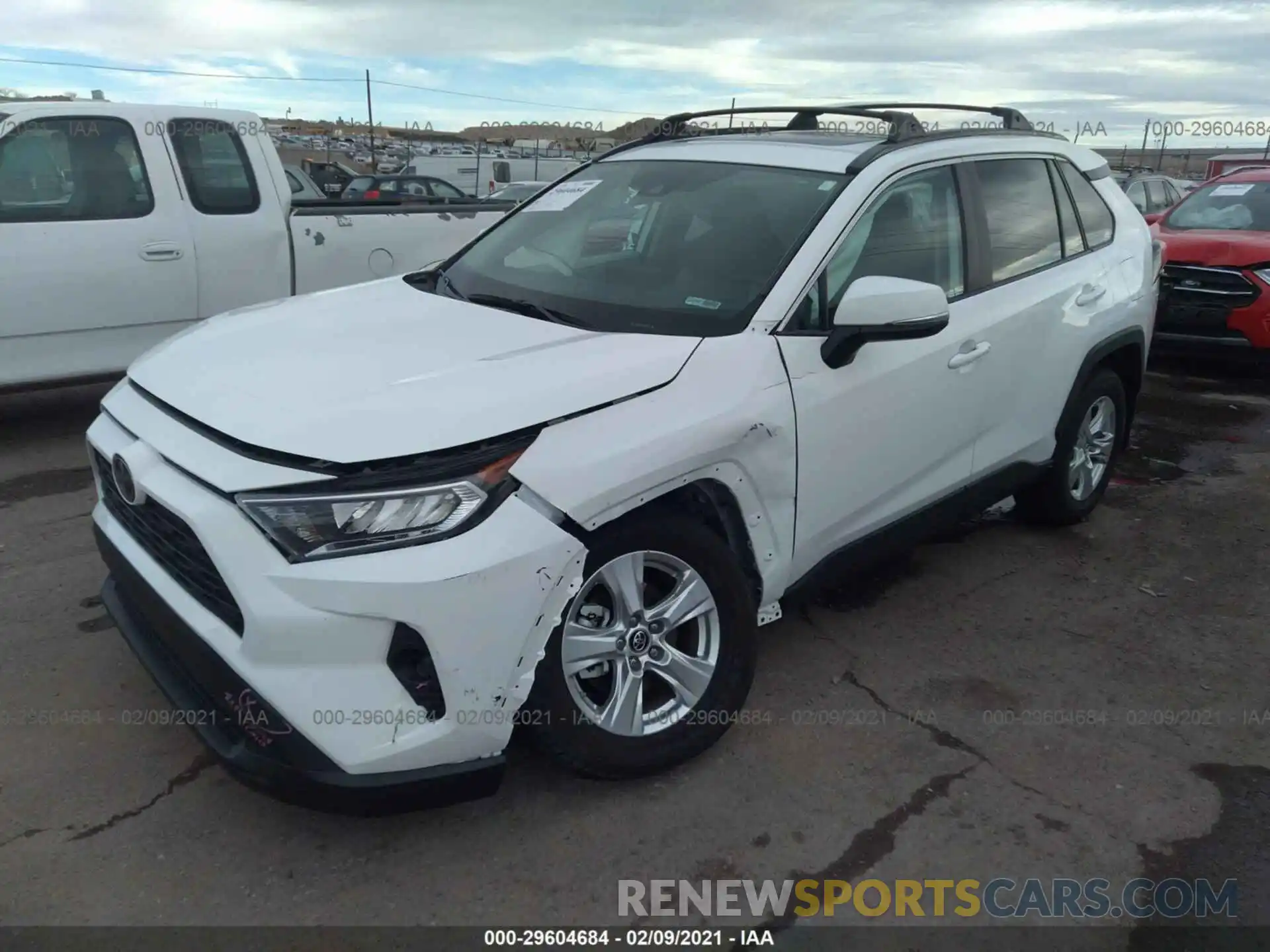 2 Photograph of a damaged car 2T3P1RFV2KW081858 TOYOTA RAV4 2019