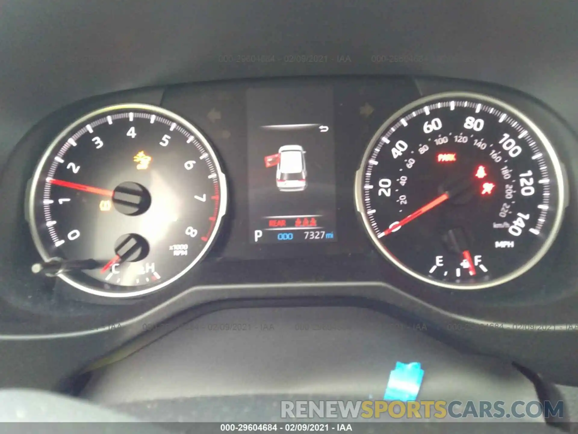 7 Photograph of a damaged car 2T3P1RFV2KW081858 TOYOTA RAV4 2019