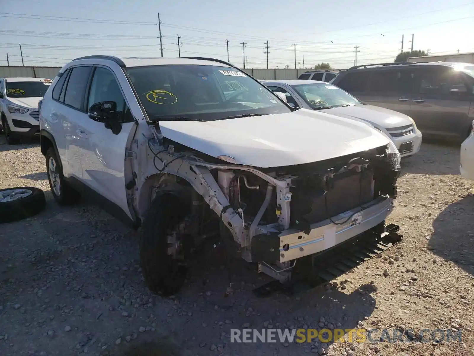 1 Photograph of a damaged car 2T3P1RFV3KC004269 TOYOTA RAV4 2019