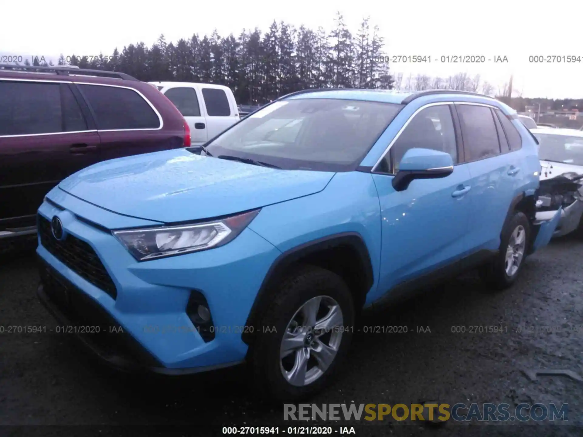 2 Фотография поврежденного автомобиля 2T3P1RFV3KC007382 TOYOTA RAV4 2019