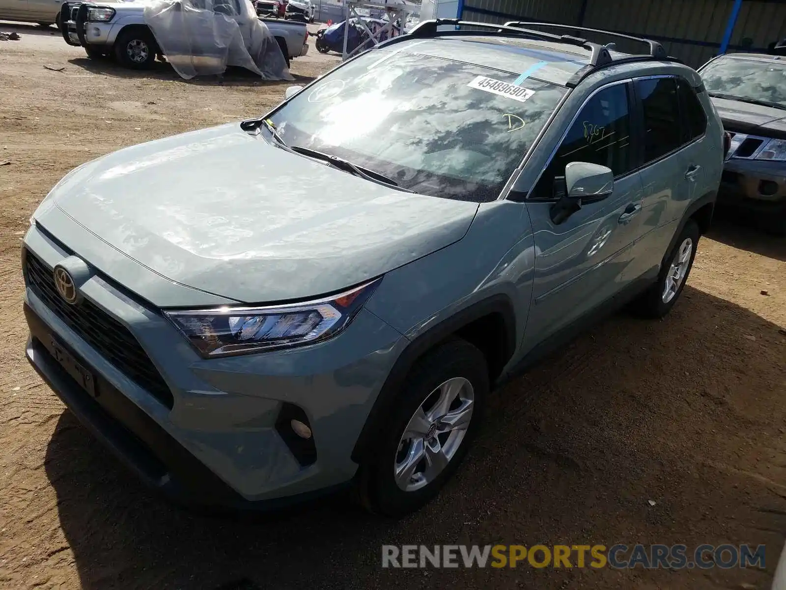 2 Фотография поврежденного автомобиля 2T3P1RFV3KC014154 TOYOTA RAV4 2019