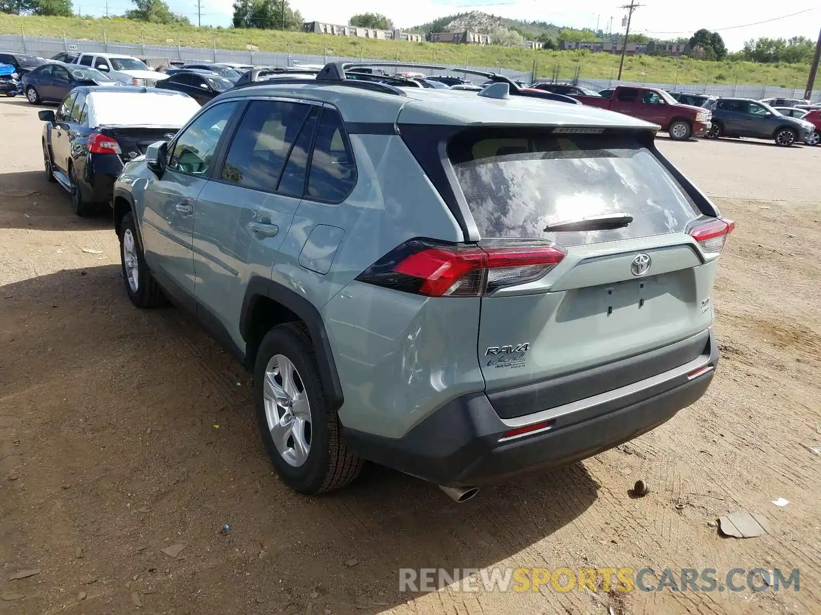 3 Photograph of a damaged car 2T3P1RFV3KC014154 TOYOTA RAV4 2019