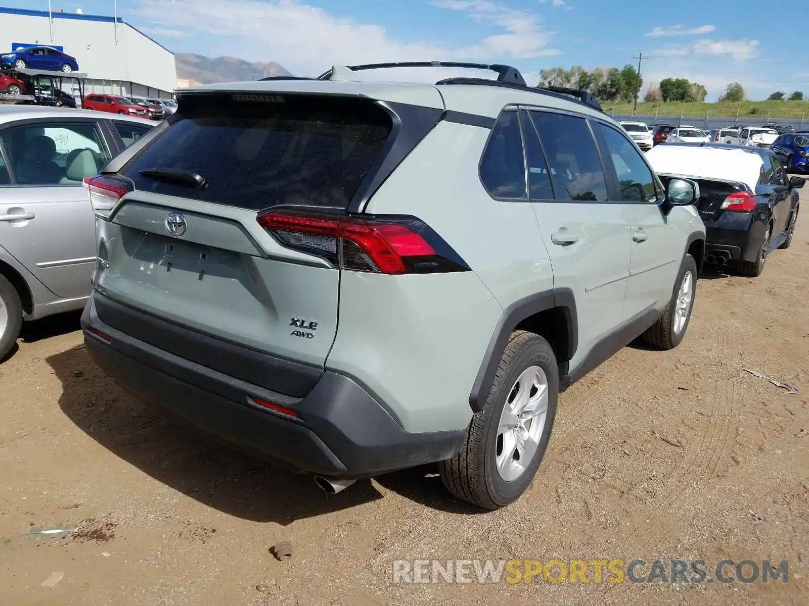 4 Photograph of a damaged car 2T3P1RFV3KC014154 TOYOTA RAV4 2019