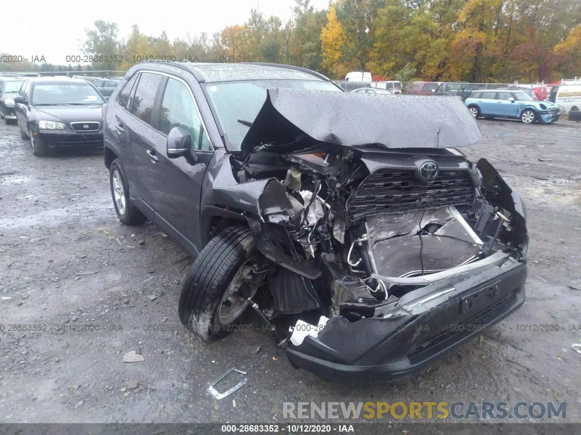 1 Photograph of a damaged car 2T3P1RFV3KC019273 TOYOTA RAV4 2019