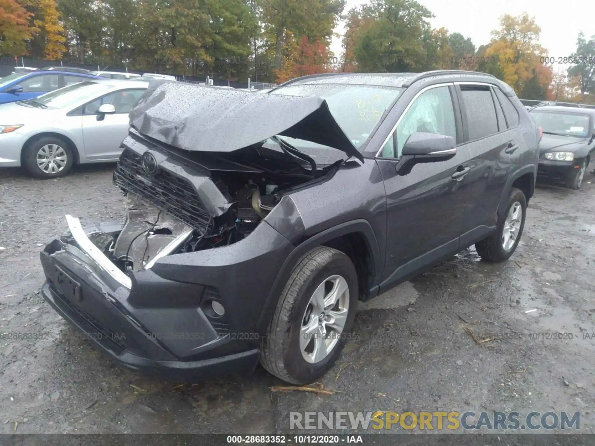 2 Photograph of a damaged car 2T3P1RFV3KC019273 TOYOTA RAV4 2019