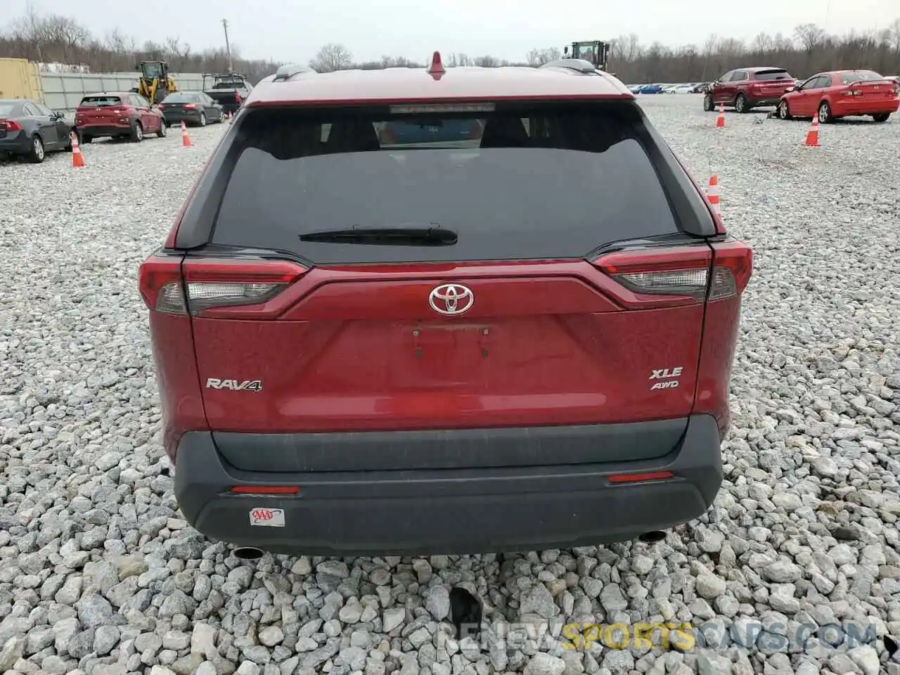 6 Photograph of a damaged car 2T3P1RFV3KC019385 TOYOTA RAV4 2019