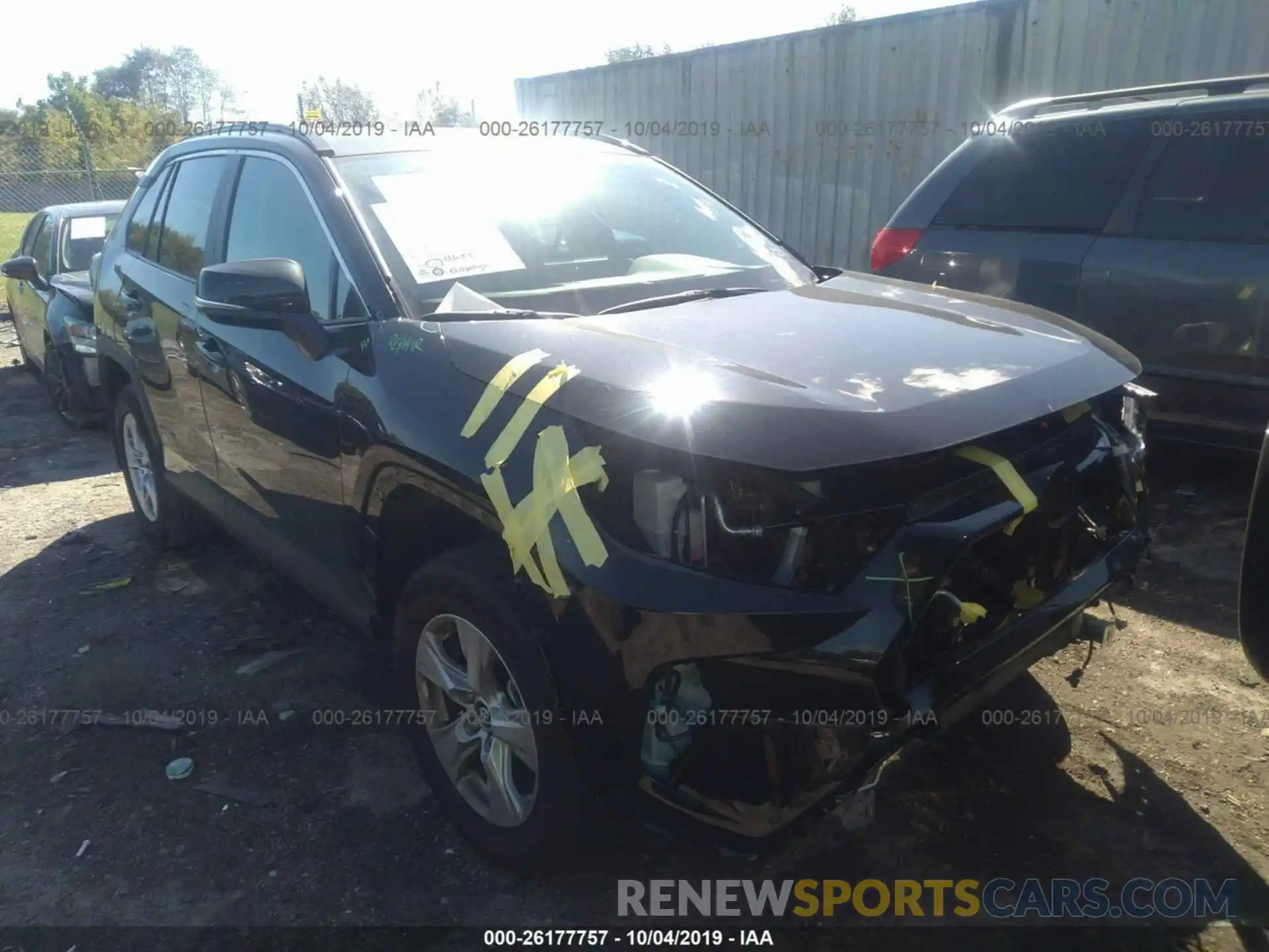 1 Photograph of a damaged car 2T3P1RFV3KC024568 TOYOTA RAV4 2019