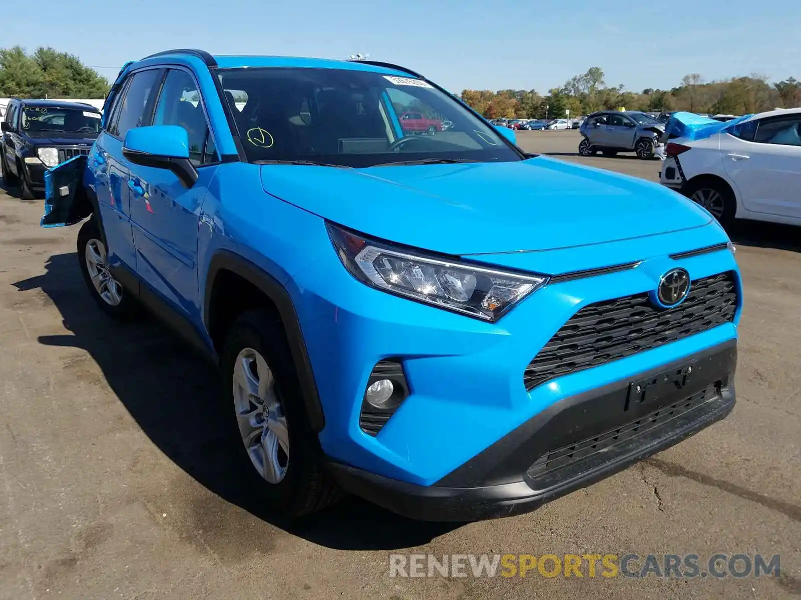 1 Photograph of a damaged car 2T3P1RFV3KC027096 TOYOTA RAV4 2019