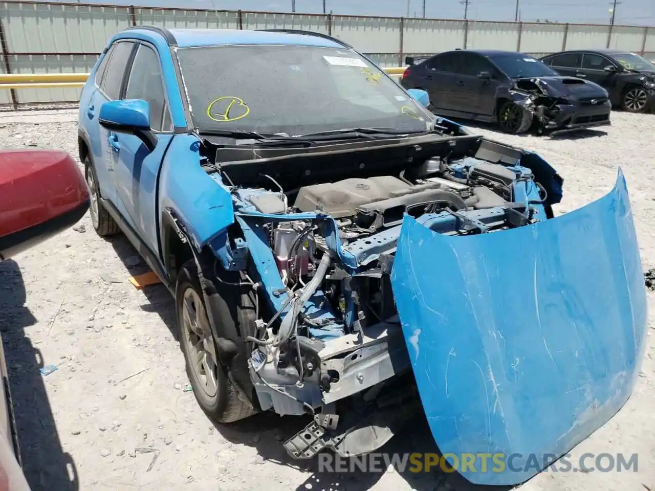 1 Photograph of a damaged car 2T3P1RFV3KC027468 TOYOTA RAV4 2019