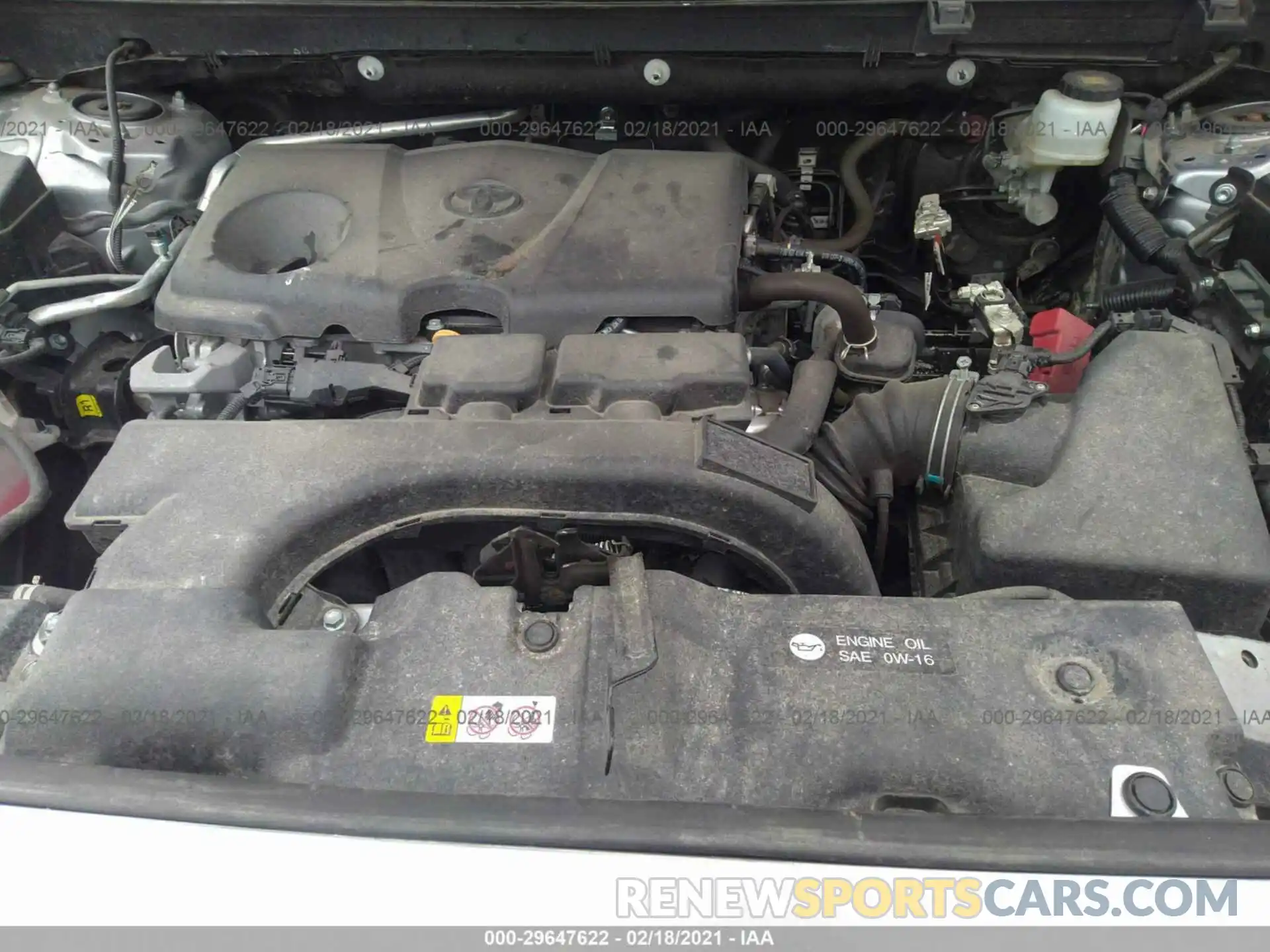 10 Фотография поврежденного автомобиля 2T3P1RFV3KC035179 TOYOTA RAV4 2019