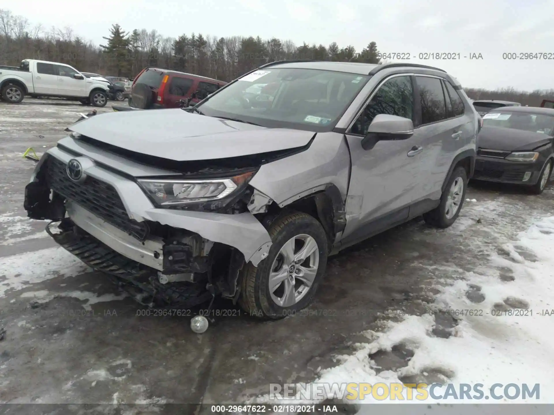 2 Photograph of a damaged car 2T3P1RFV3KC035179 TOYOTA RAV4 2019