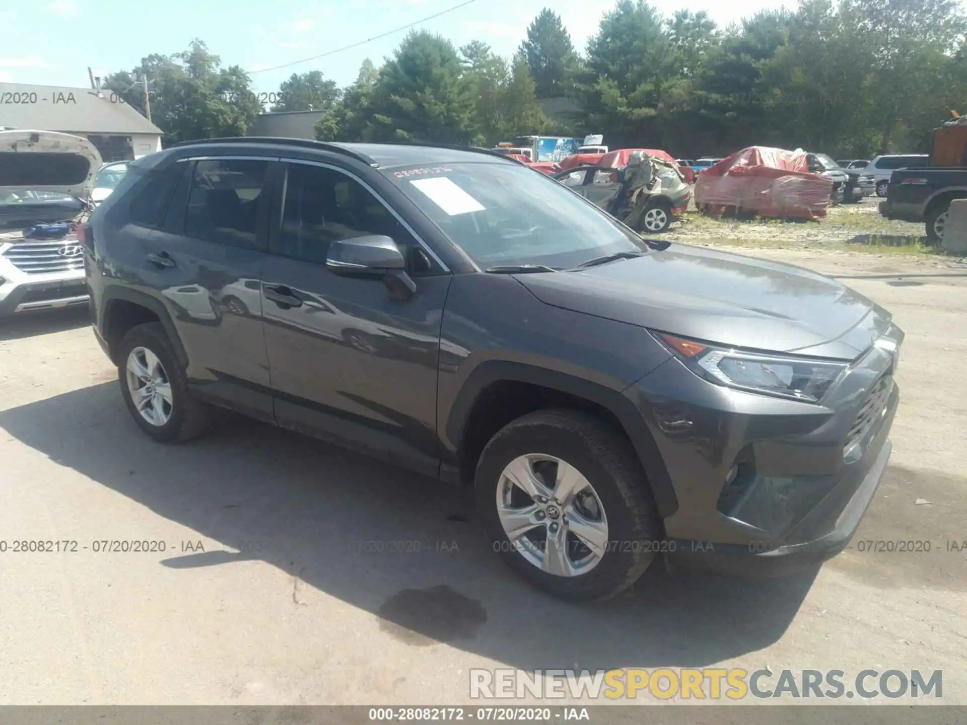 1 Photograph of a damaged car 2T3P1RFV3KC035554 TOYOTA RAV4 2019