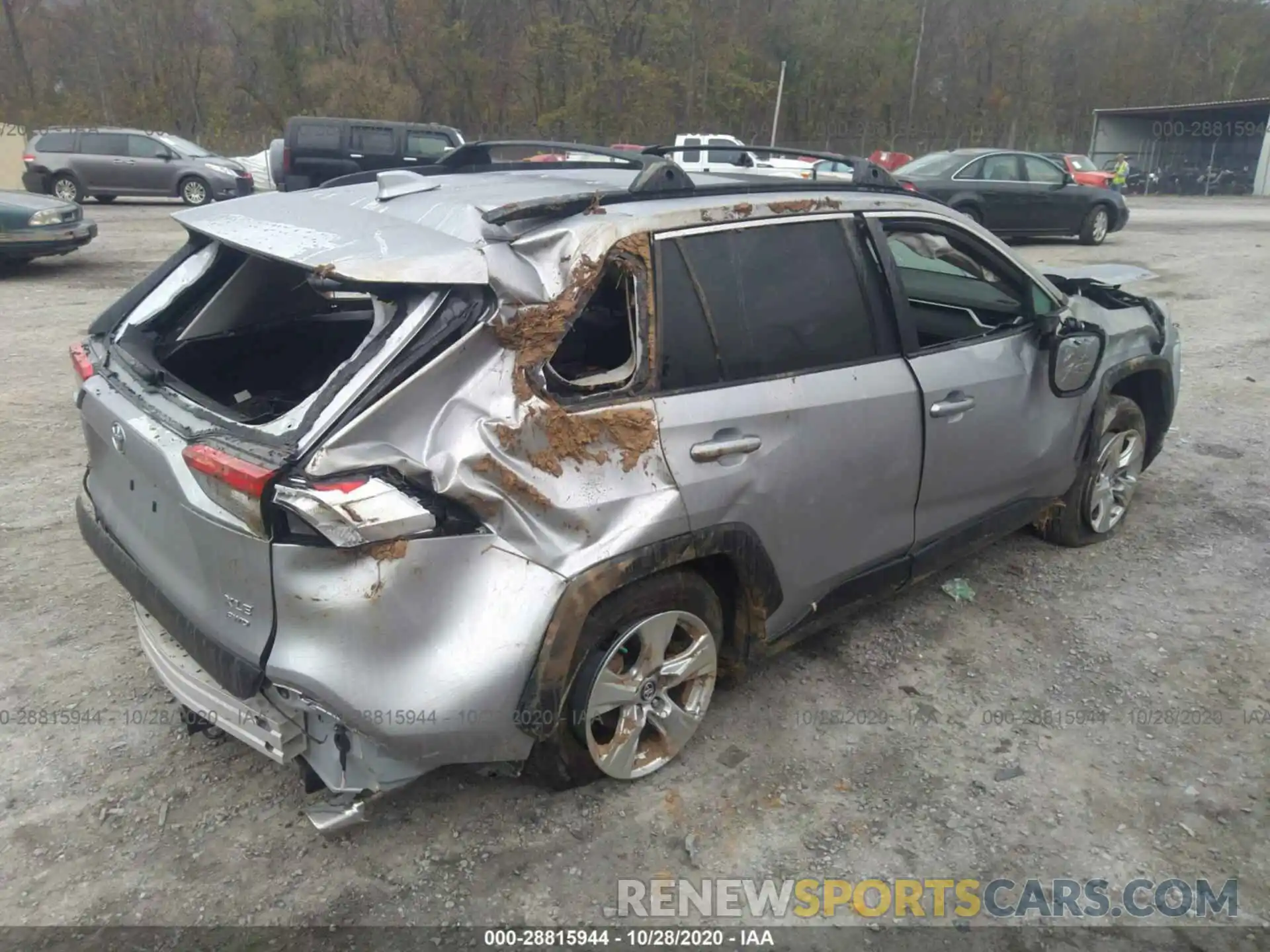 4 Photograph of a damaged car 2T3P1RFV3KC039510 TOYOTA RAV4 2019