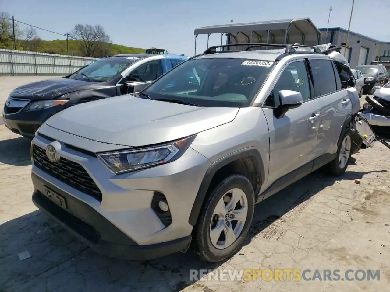 2 Фотография поврежденного автомобиля 2T3P1RFV3KW028182 TOYOTA RAV4 2019