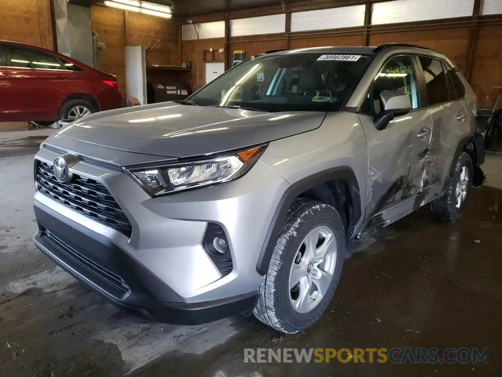 2 Фотография поврежденного автомобиля 2T3P1RFV3KW033088 TOYOTA RAV4 2019