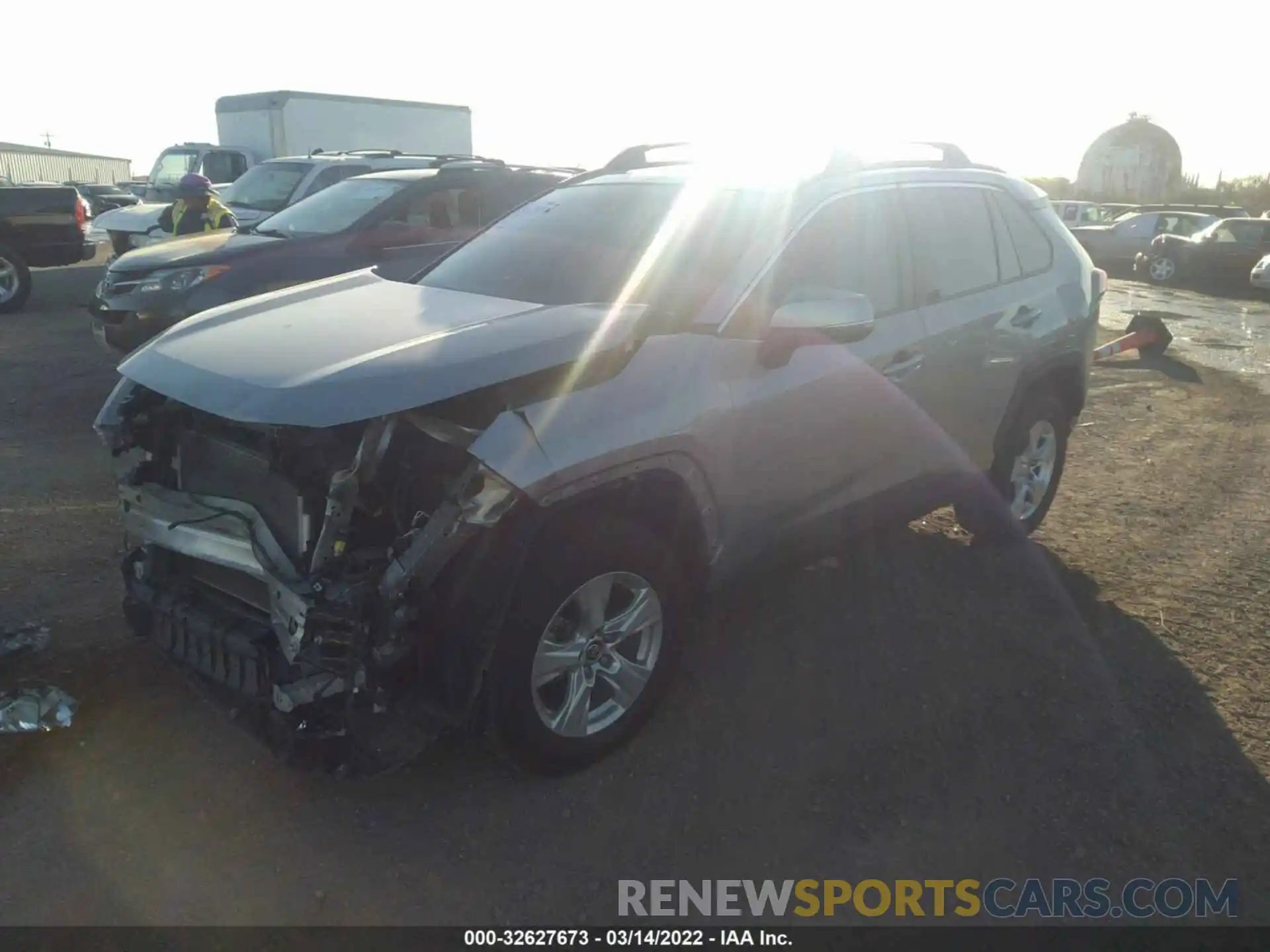 2 Photograph of a damaged car 2T3P1RFV3KW033205 TOYOTA RAV4 2019