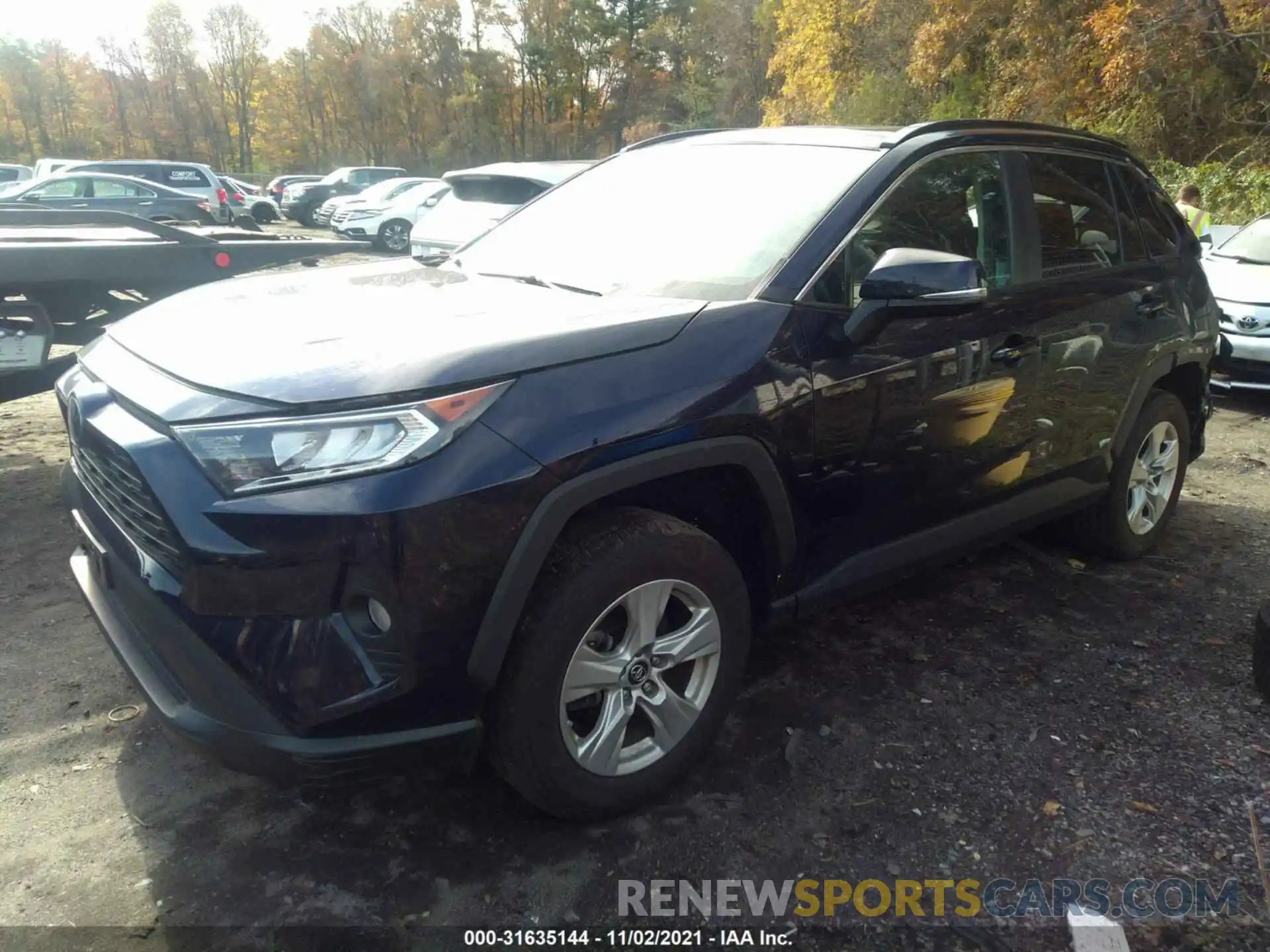 2 Фотография поврежденного автомобиля 2T3P1RFV3KW034032 TOYOTA RAV4 2019