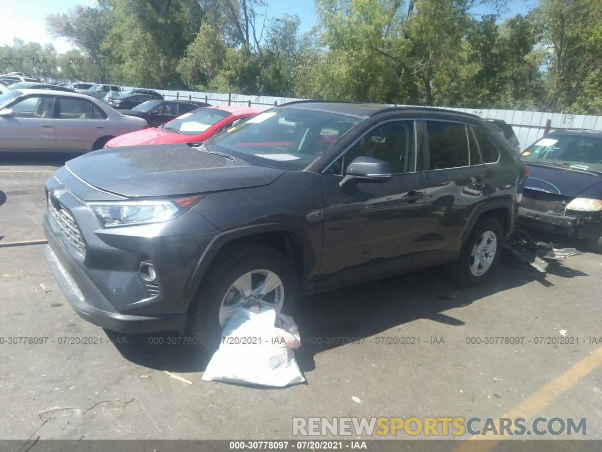 2 Фотография поврежденного автомобиля 2T3P1RFV3KW038274 TOYOTA RAV4 2019