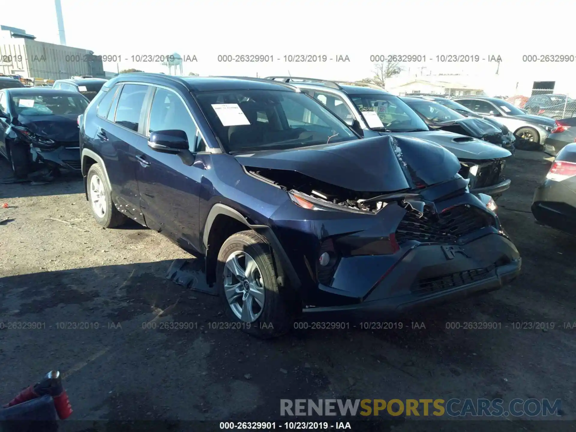 1 Фотография поврежденного автомобиля 2T3P1RFV3KW039148 TOYOTA RAV4 2019