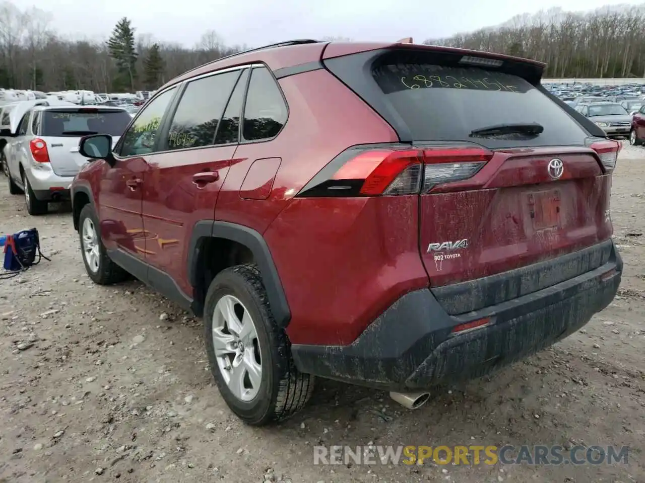 3 Photograph of a damaged car 2T3P1RFV3KW053745 TOYOTA RAV4 2019