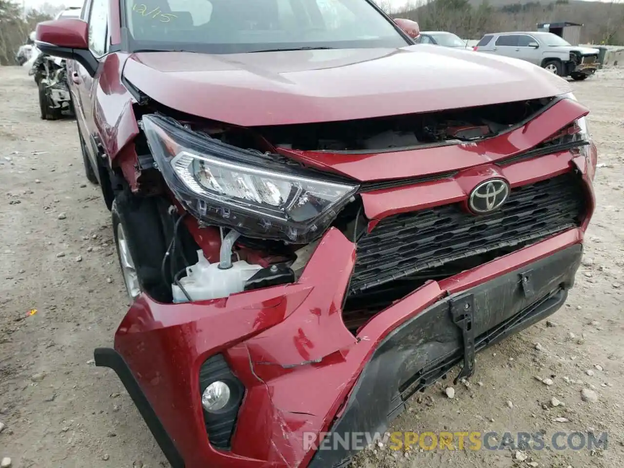 9 Photograph of a damaged car 2T3P1RFV3KW053745 TOYOTA RAV4 2019