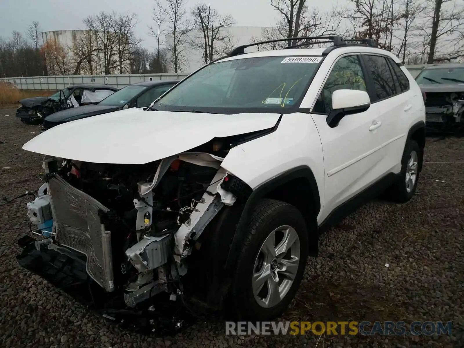 2 Photograph of a damaged car 2T3P1RFV3KW055544 TOYOTA RAV4 2019