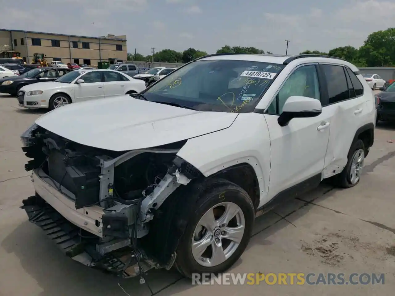 2 Photograph of a damaged car 2T3P1RFV3KW056371 TOYOTA RAV4 2019