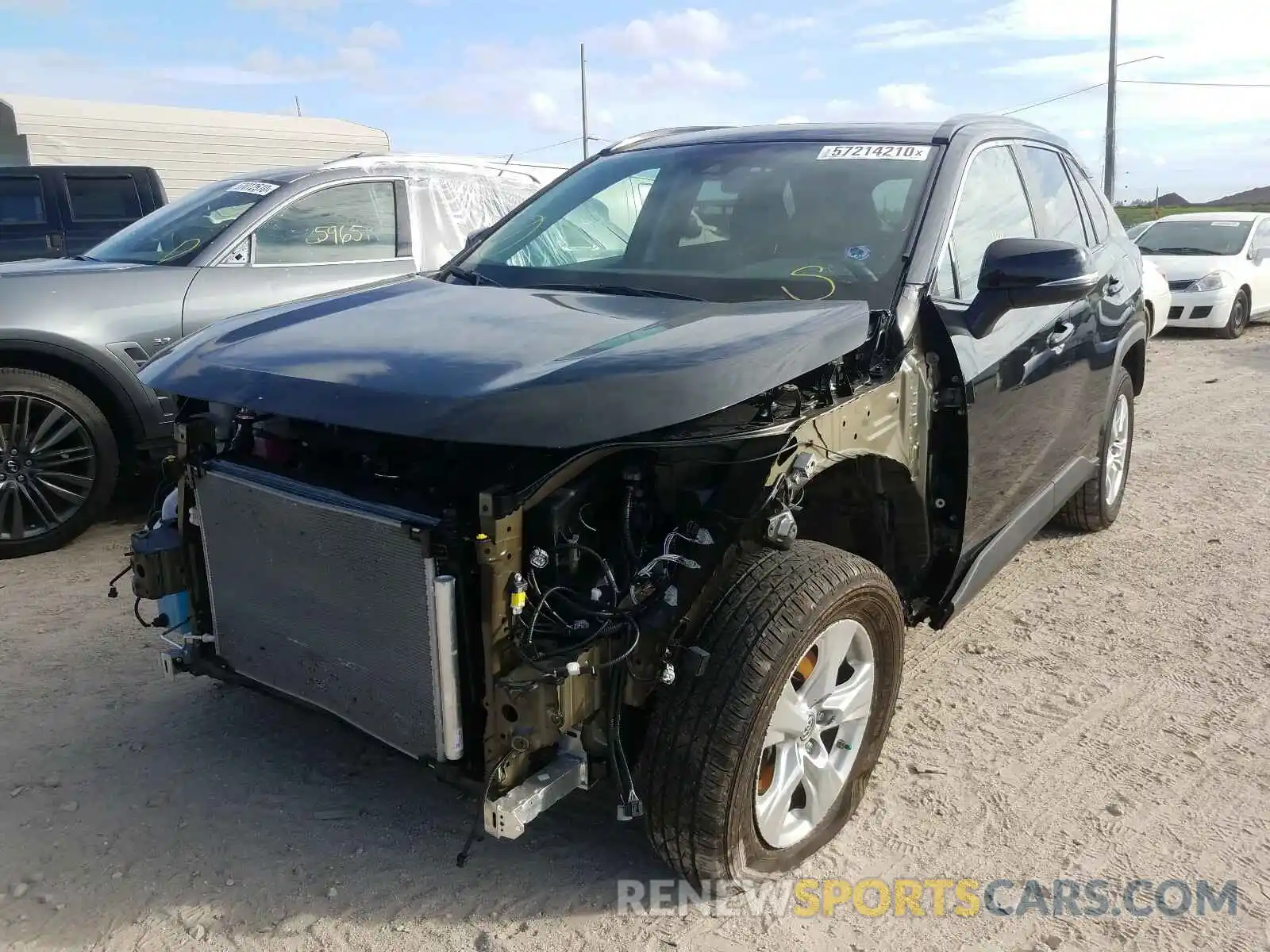 2 Photograph of a damaged car 2T3P1RFV3KW070769 TOYOTA RAV4 2019