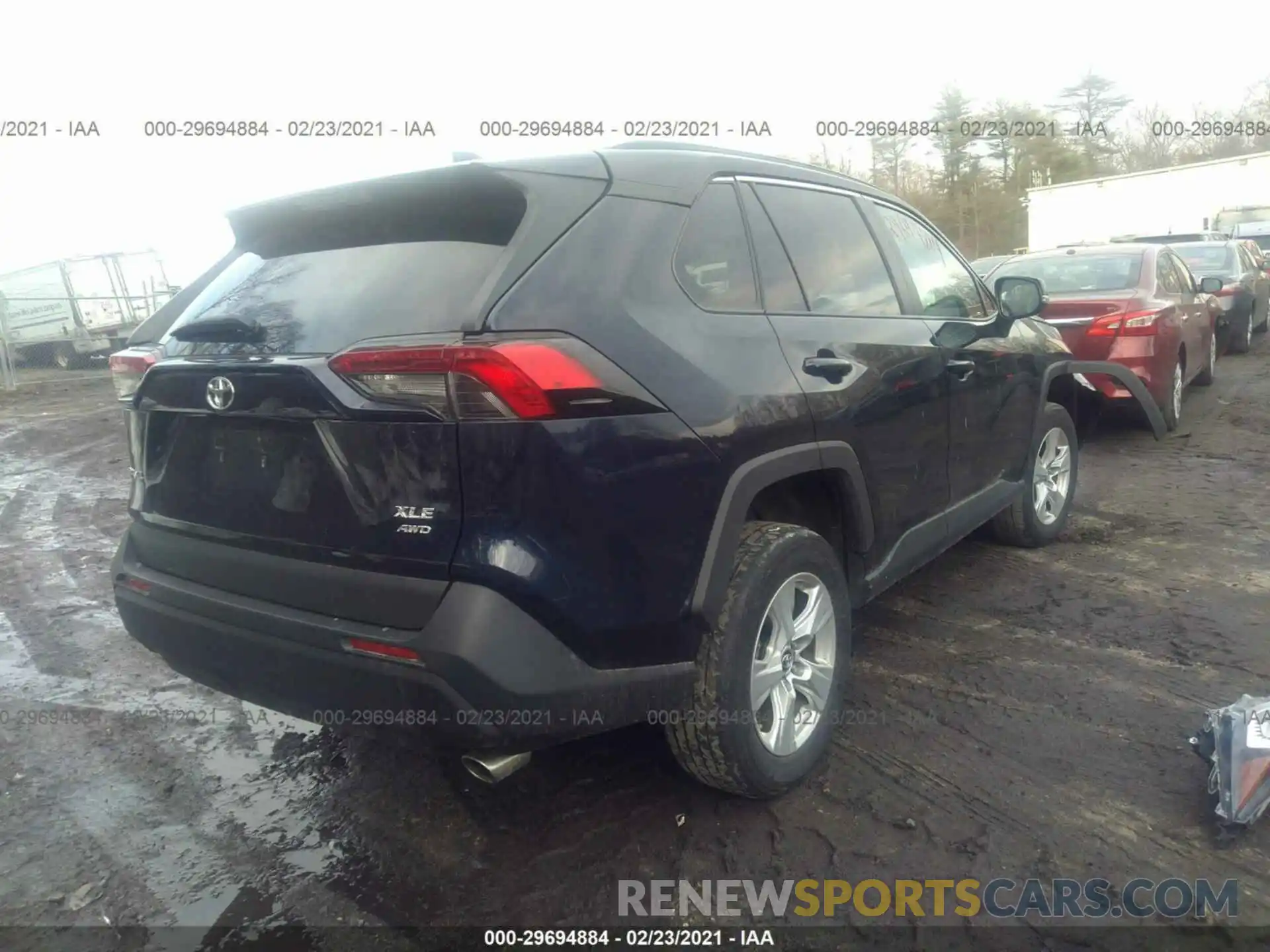 4 Фотография поврежденного автомобиля 2T3P1RFV4KC002613 TOYOTA RAV4 2019