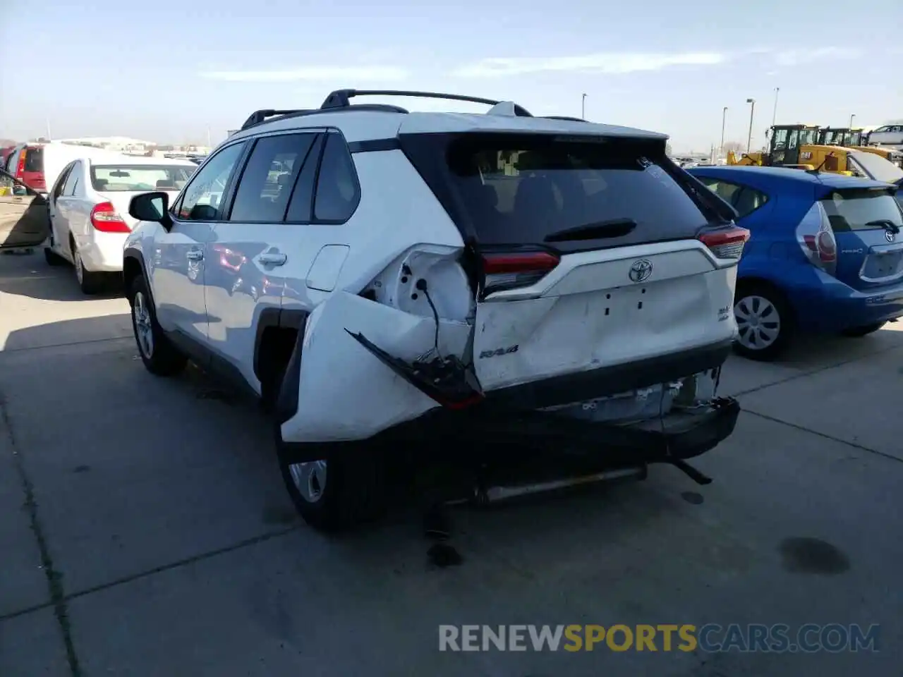 3 Photograph of a damaged car 2T3P1RFV4KC003793 TOYOTA RAV4 2019