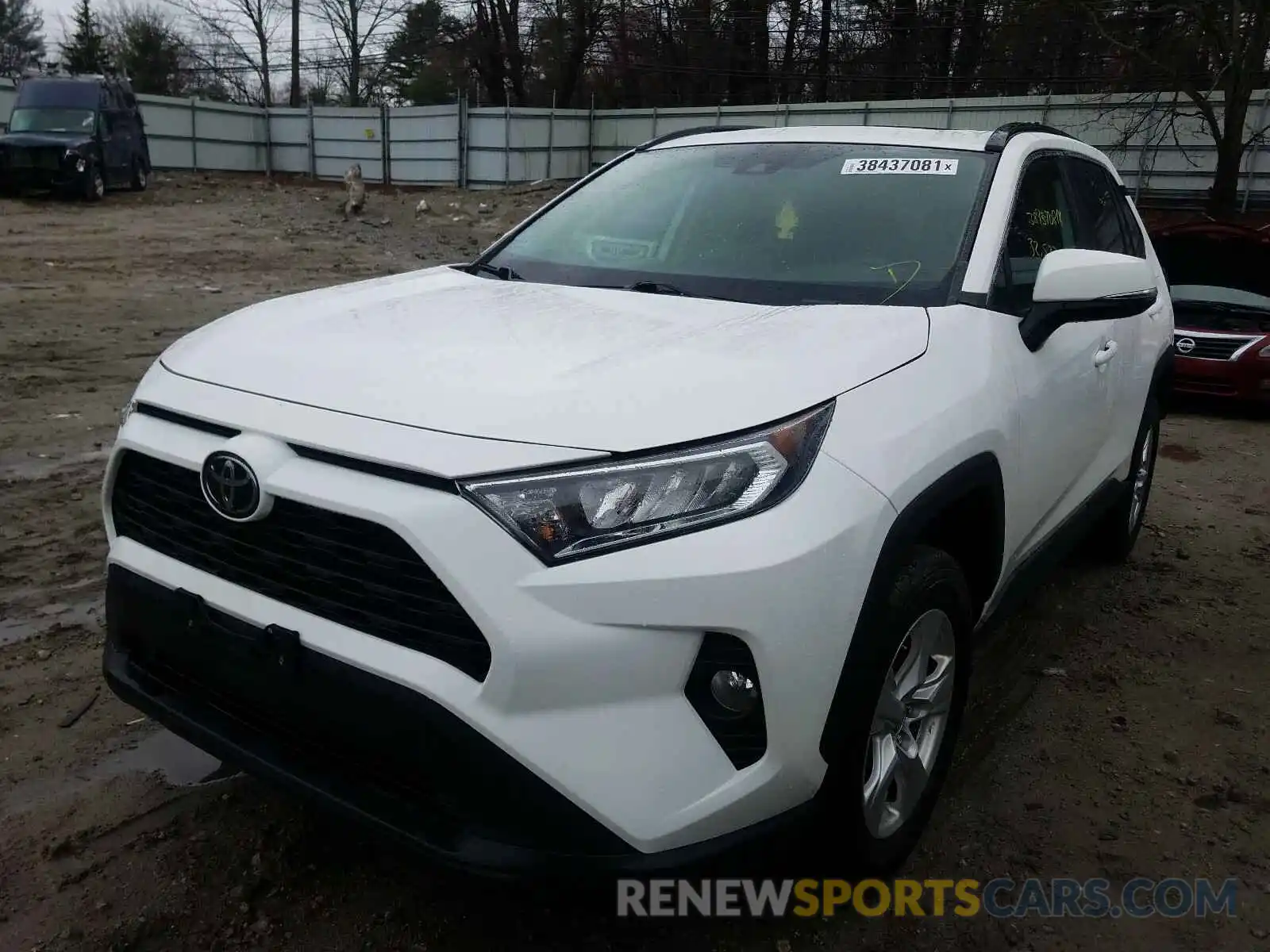 2 Photograph of a damaged car 2T3P1RFV4KC005186 TOYOTA RAV4 2019