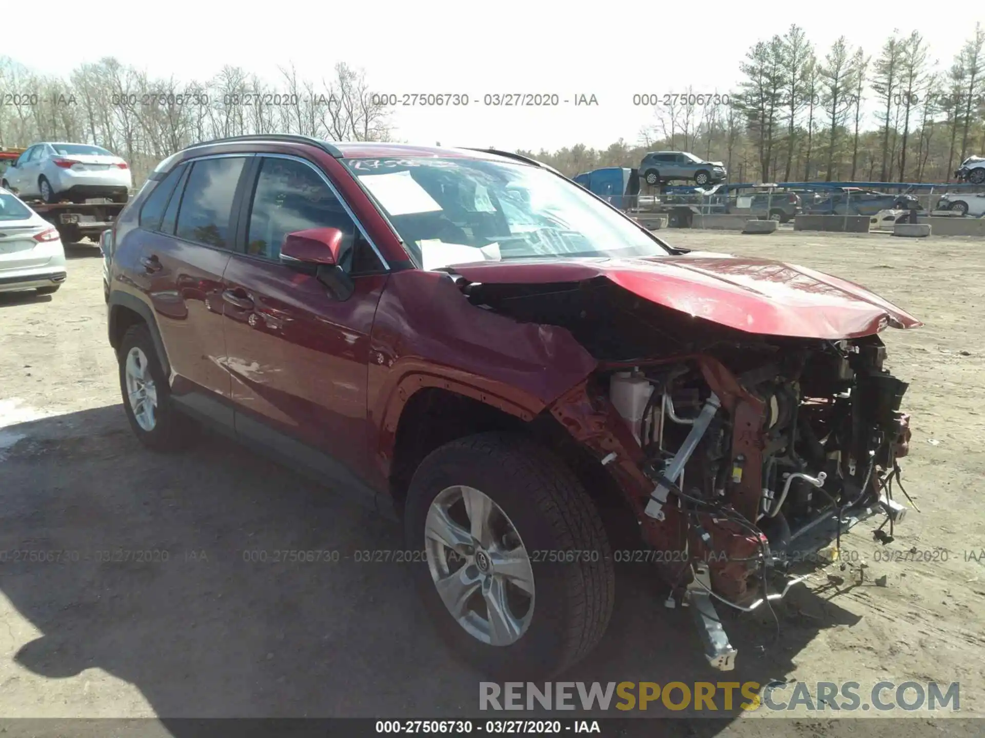 1 Photograph of a damaged car 2T3P1RFV4KC005818 TOYOTA RAV4 2019