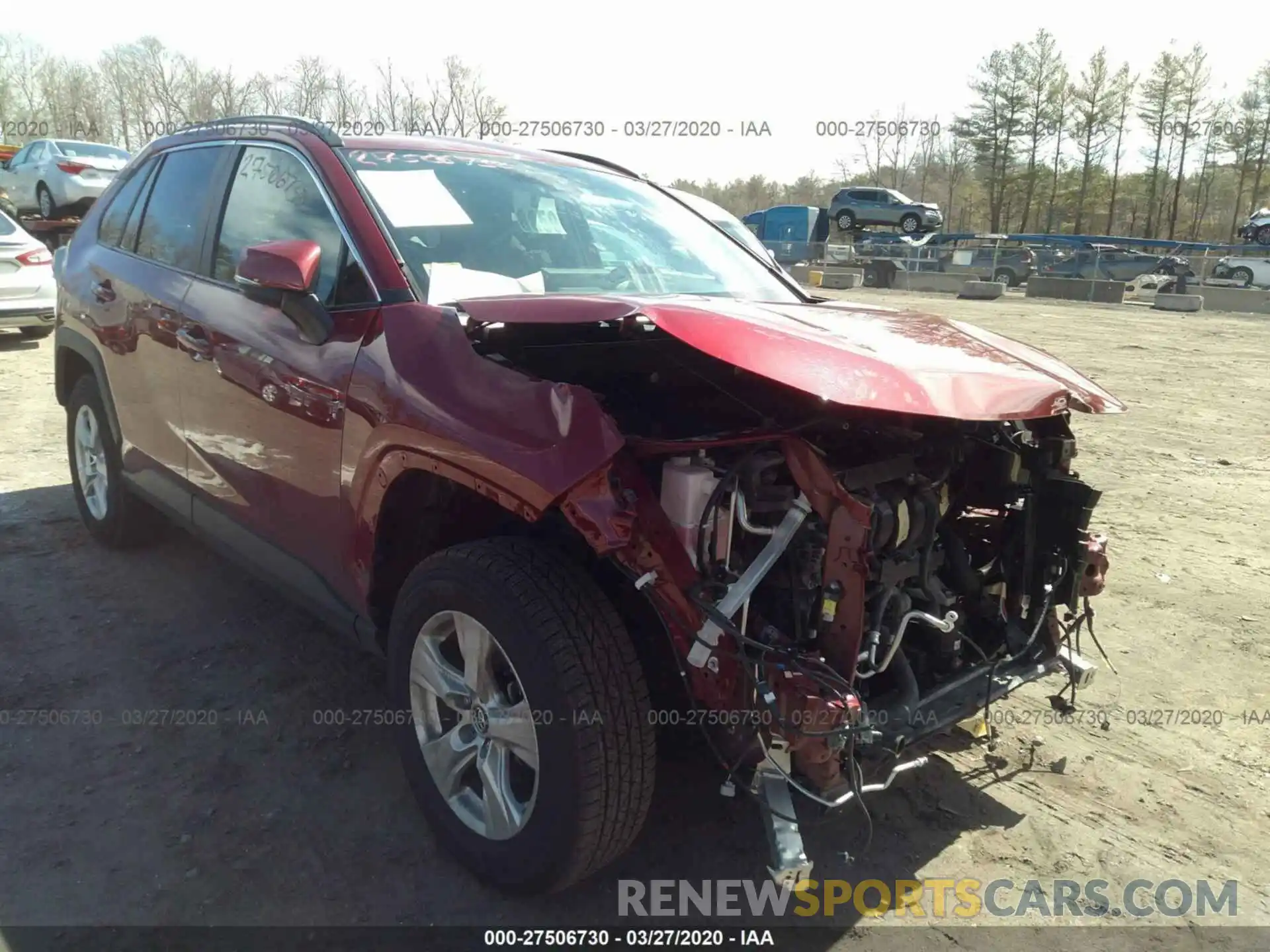 6 Фотография поврежденного автомобиля 2T3P1RFV4KC005818 TOYOTA RAV4 2019