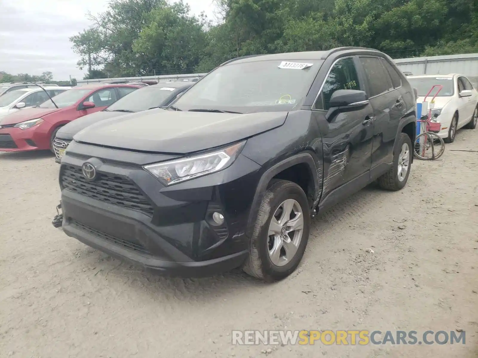 2 Photograph of a damaged car 2T3P1RFV4KC007861 TOYOTA RAV4 2019