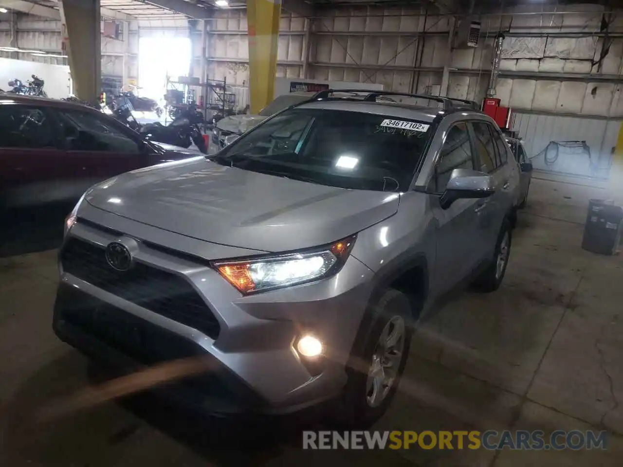 2 Photograph of a damaged car 2T3P1RFV4KC008511 TOYOTA RAV4 2019