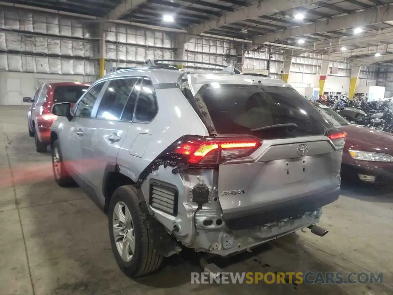 3 Photograph of a damaged car 2T3P1RFV4KC008511 TOYOTA RAV4 2019