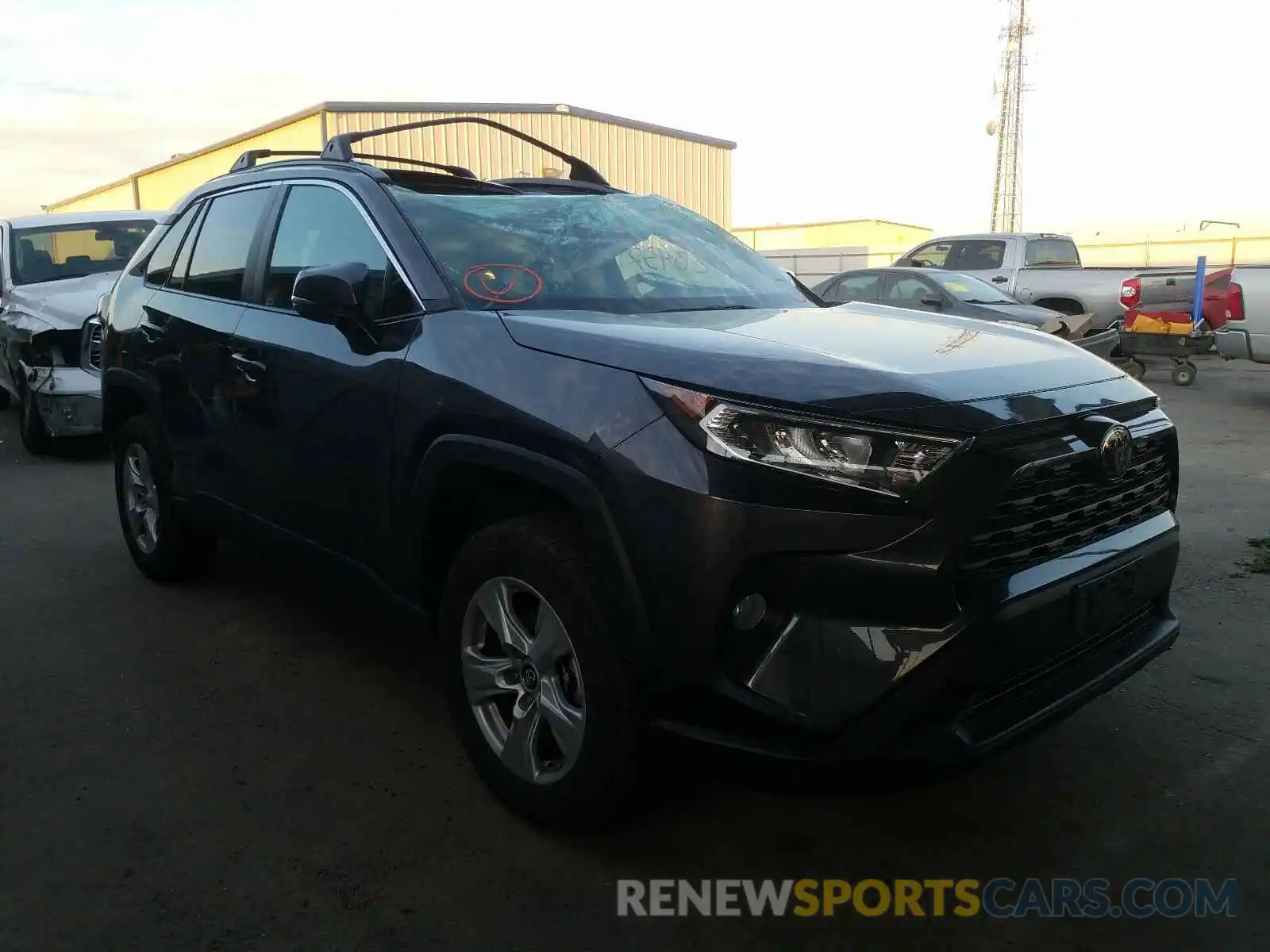 1 Photograph of a damaged car 2T3P1RFV4KC010985 TOYOTA RAV4 2019