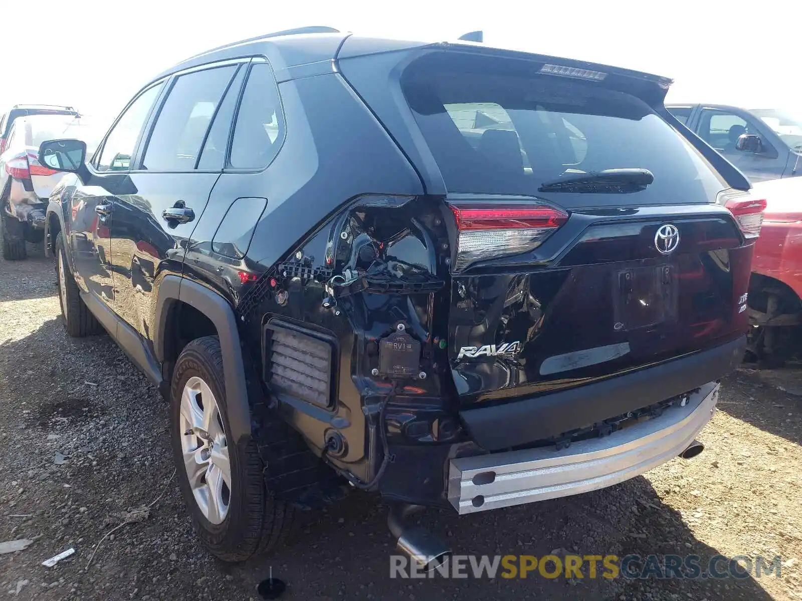 3 Photograph of a damaged car 2T3P1RFV4KC017192 TOYOTA RAV4 2019