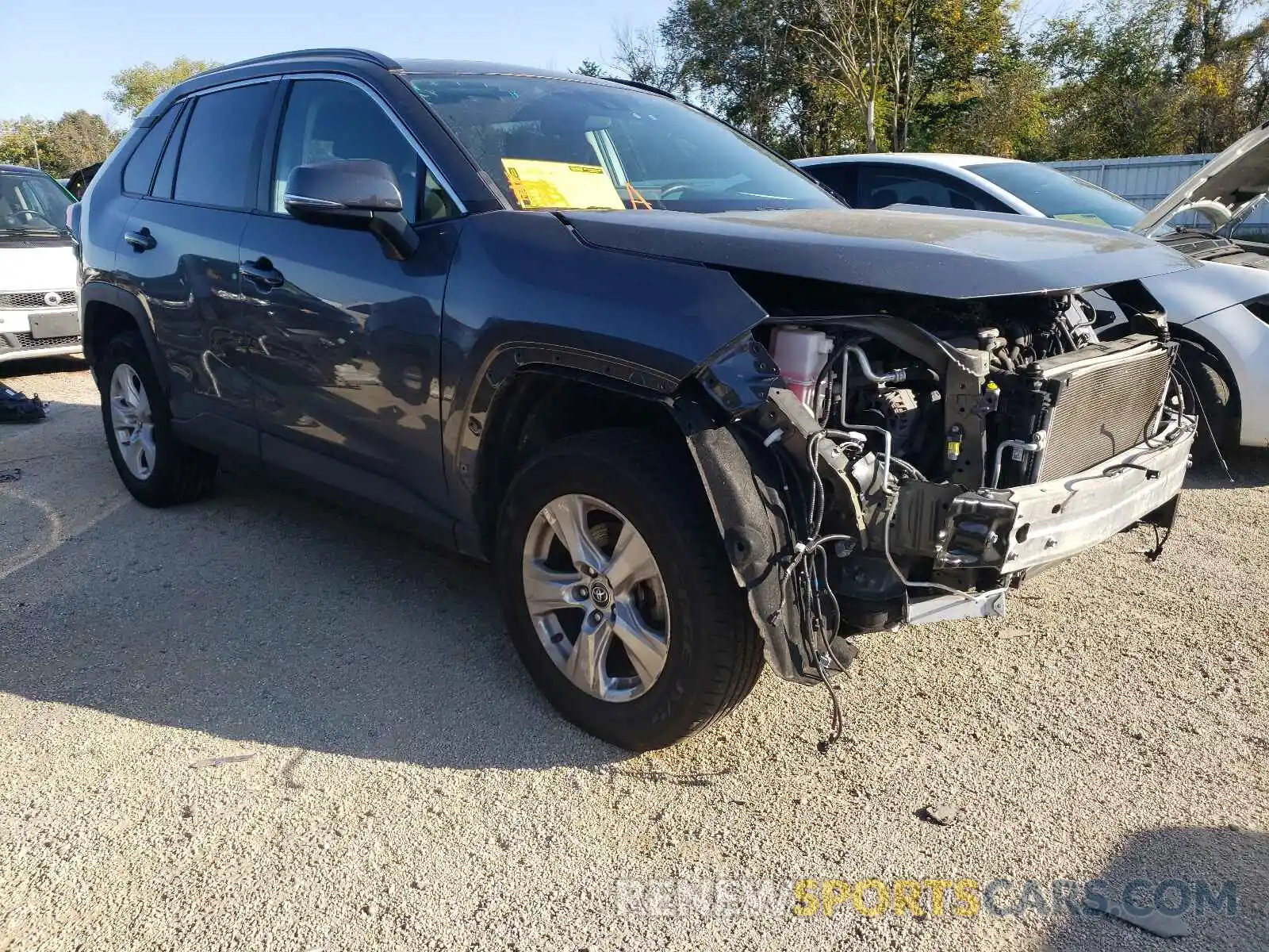 1 Photograph of a damaged car 2T3P1RFV4KC018908 TOYOTA RAV4 2019