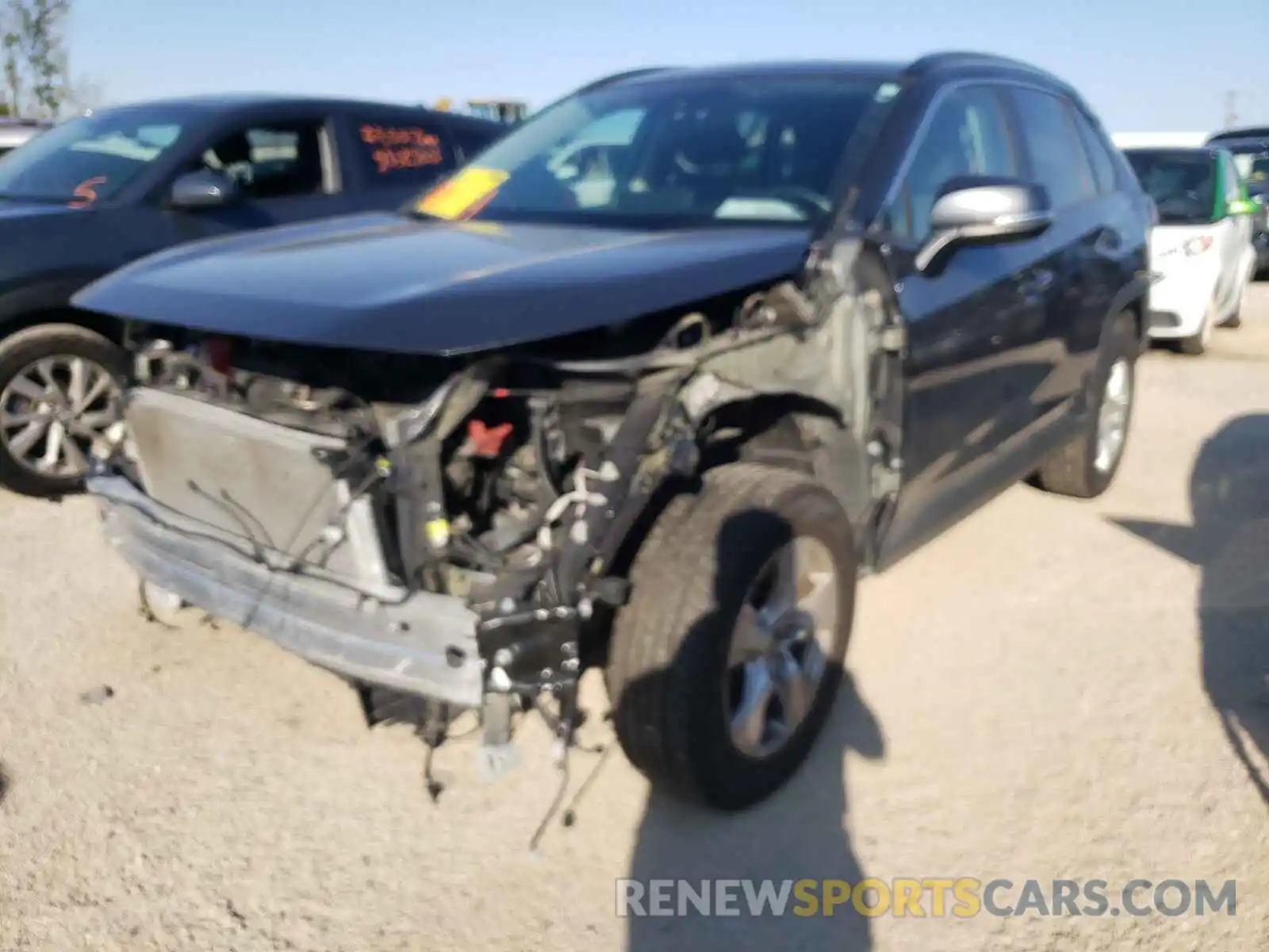 2 Photograph of a damaged car 2T3P1RFV4KC018908 TOYOTA RAV4 2019