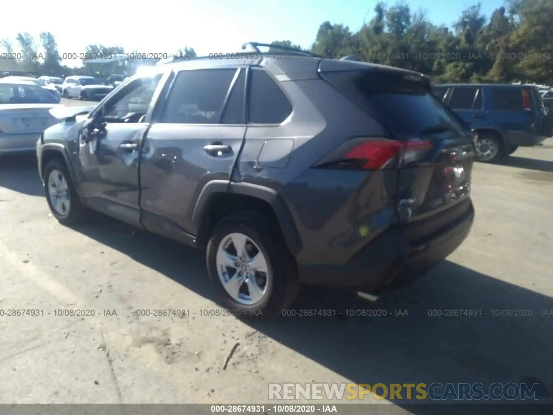 3 Фотография поврежденного автомобиля 2T3P1RFV4KC021209 TOYOTA RAV4 2019