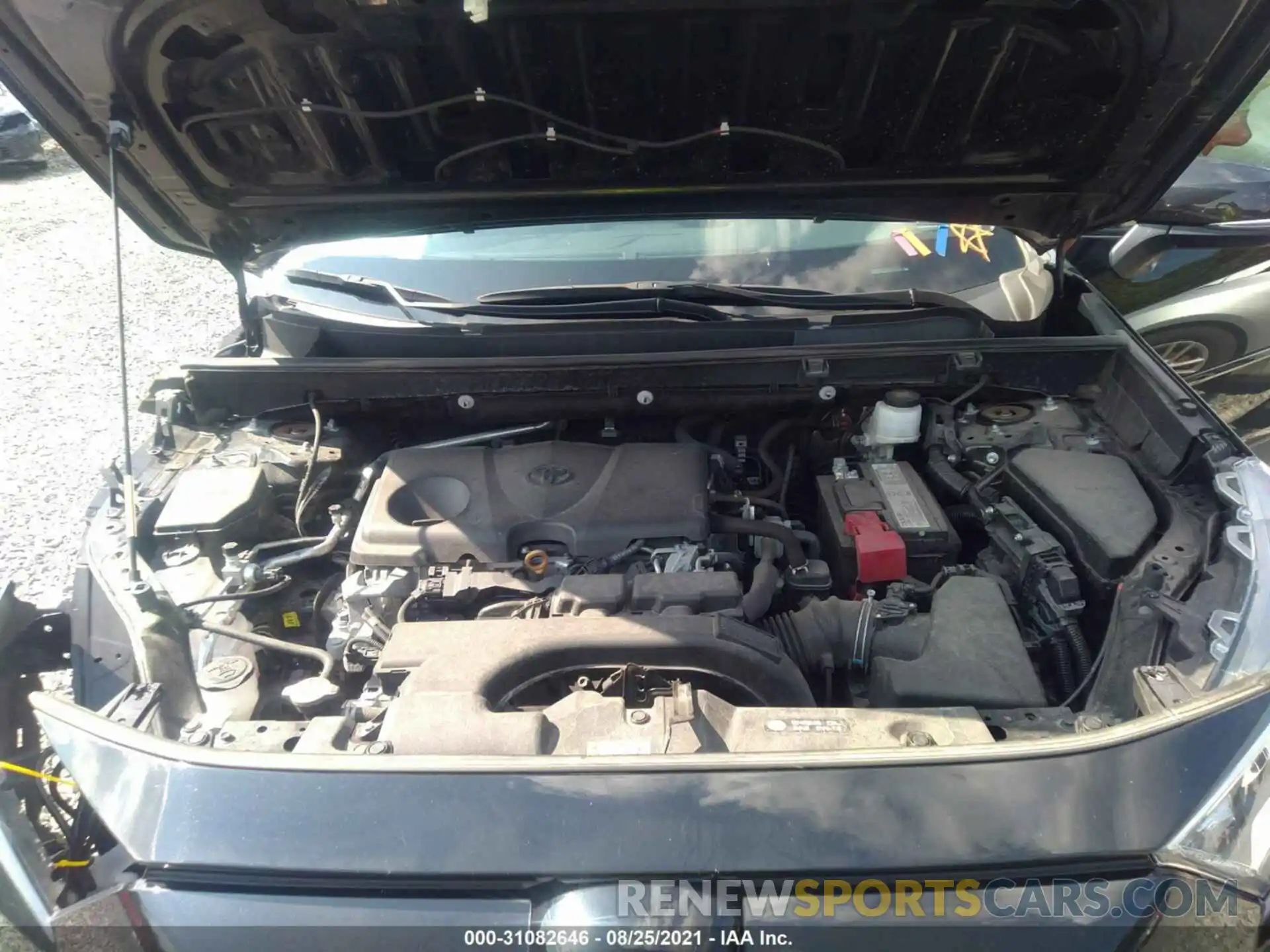 10 Фотография поврежденного автомобиля 2T3P1RFV4KC037815 TOYOTA RAV4 2019