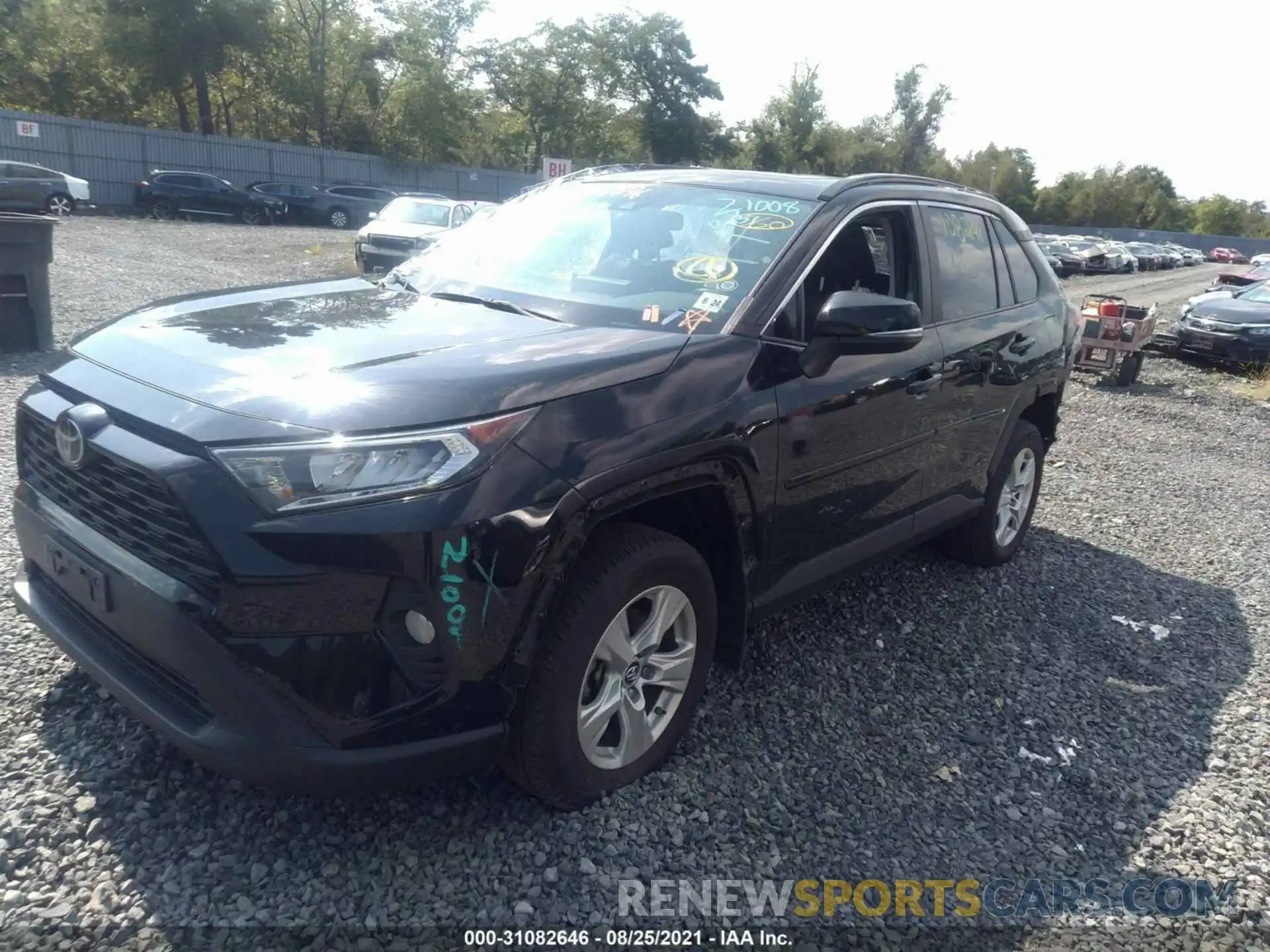 2 Photograph of a damaged car 2T3P1RFV4KC037815 TOYOTA RAV4 2019