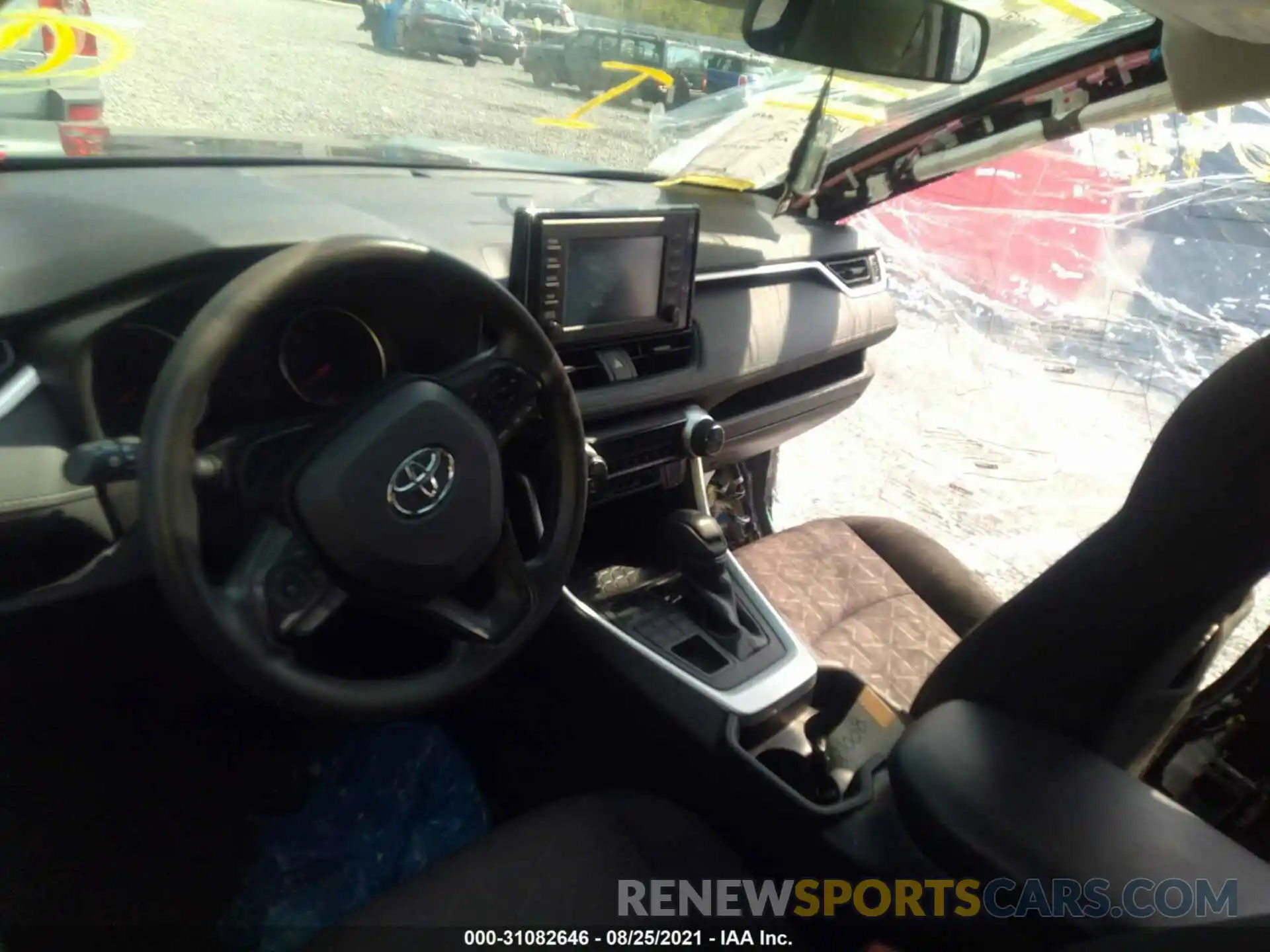 5 Фотография поврежденного автомобиля 2T3P1RFV4KC037815 TOYOTA RAV4 2019