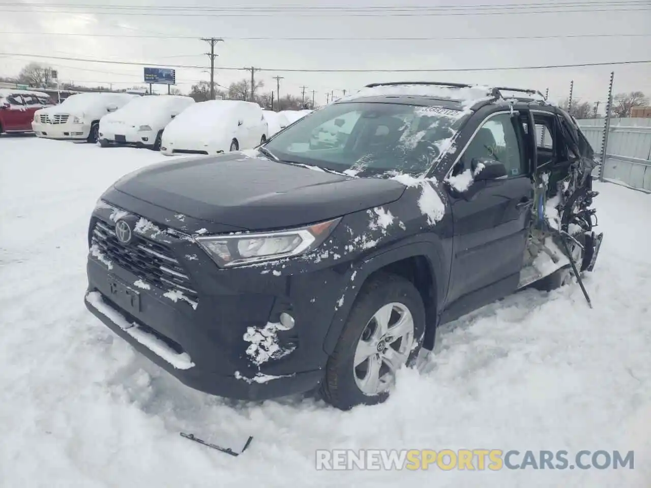 2 Photograph of a damaged car 2T3P1RFV4KC038964 TOYOTA RAV4 2019