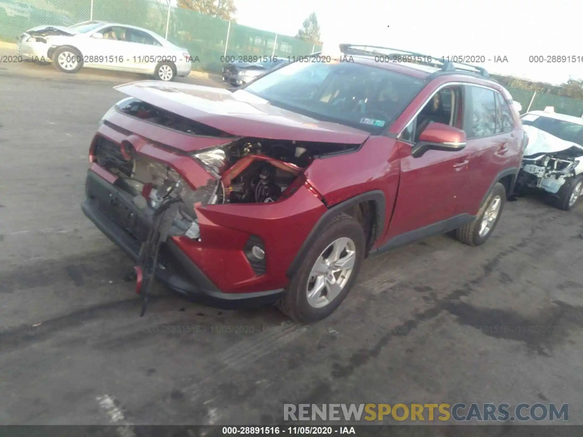 2 Photograph of a damaged car 2T3P1RFV4KC040617 TOYOTA RAV4 2019