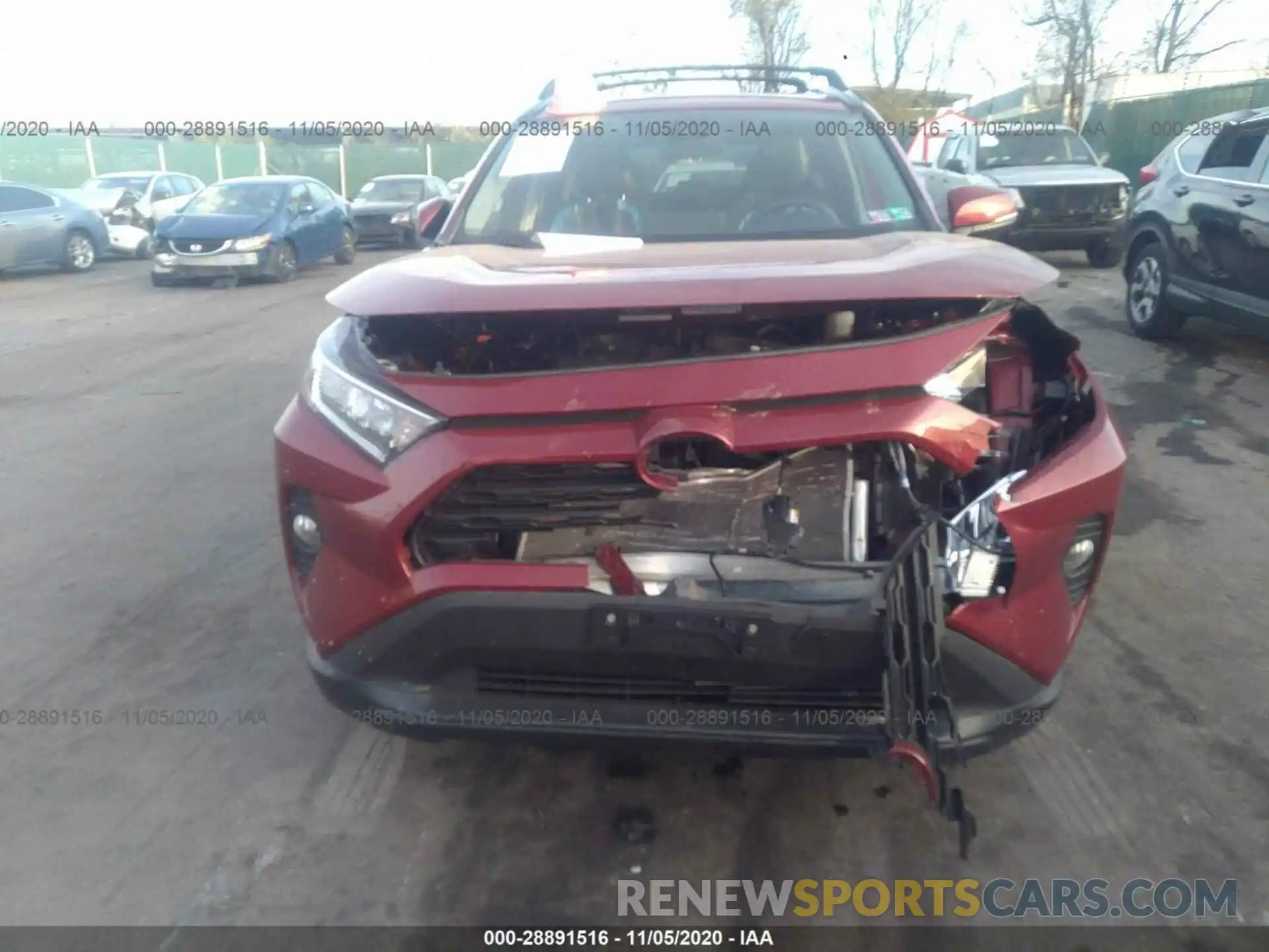 6 Photograph of a damaged car 2T3P1RFV4KC040617 TOYOTA RAV4 2019