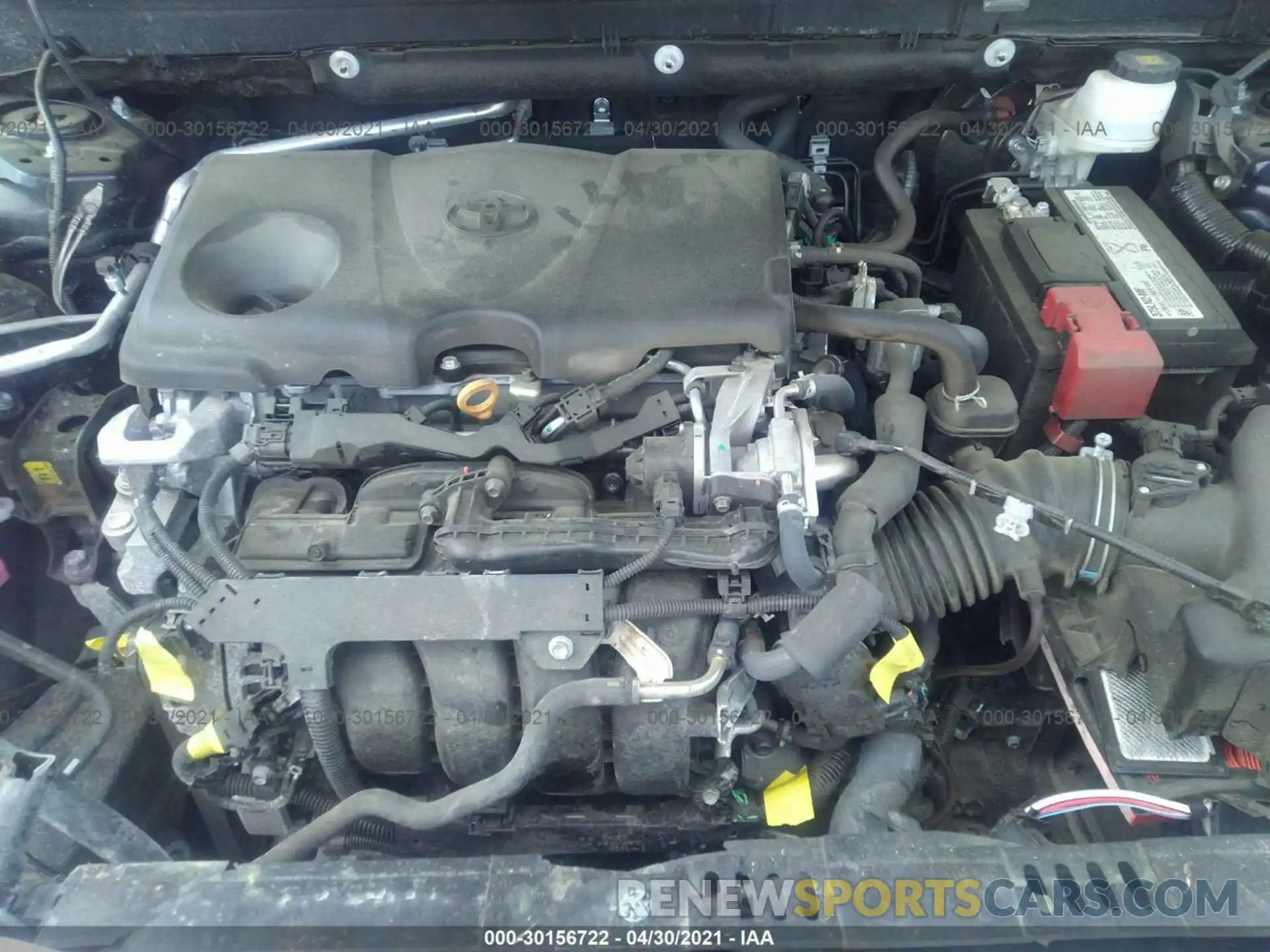 10 Фотография поврежденного автомобиля 2T3P1RFV4KC041539 TOYOTA RAV4 2019